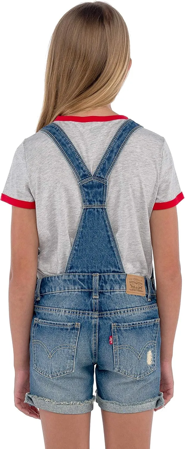 Levi's Girls' and Baby Denim Shortall