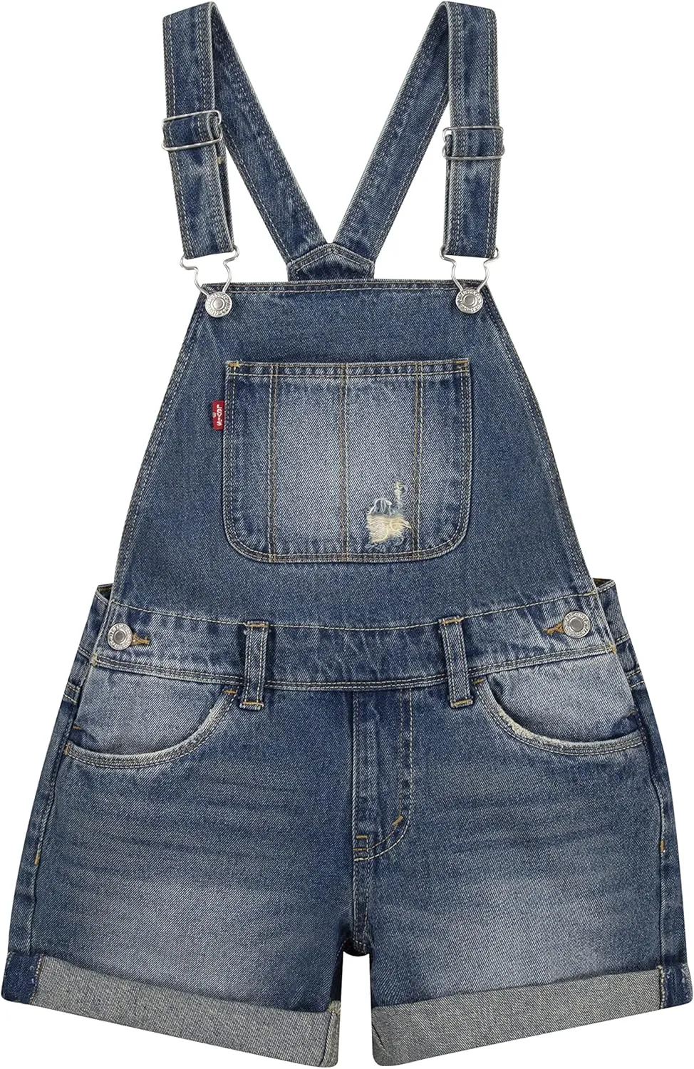 Levi's Girls' and Baby Denim Shortall