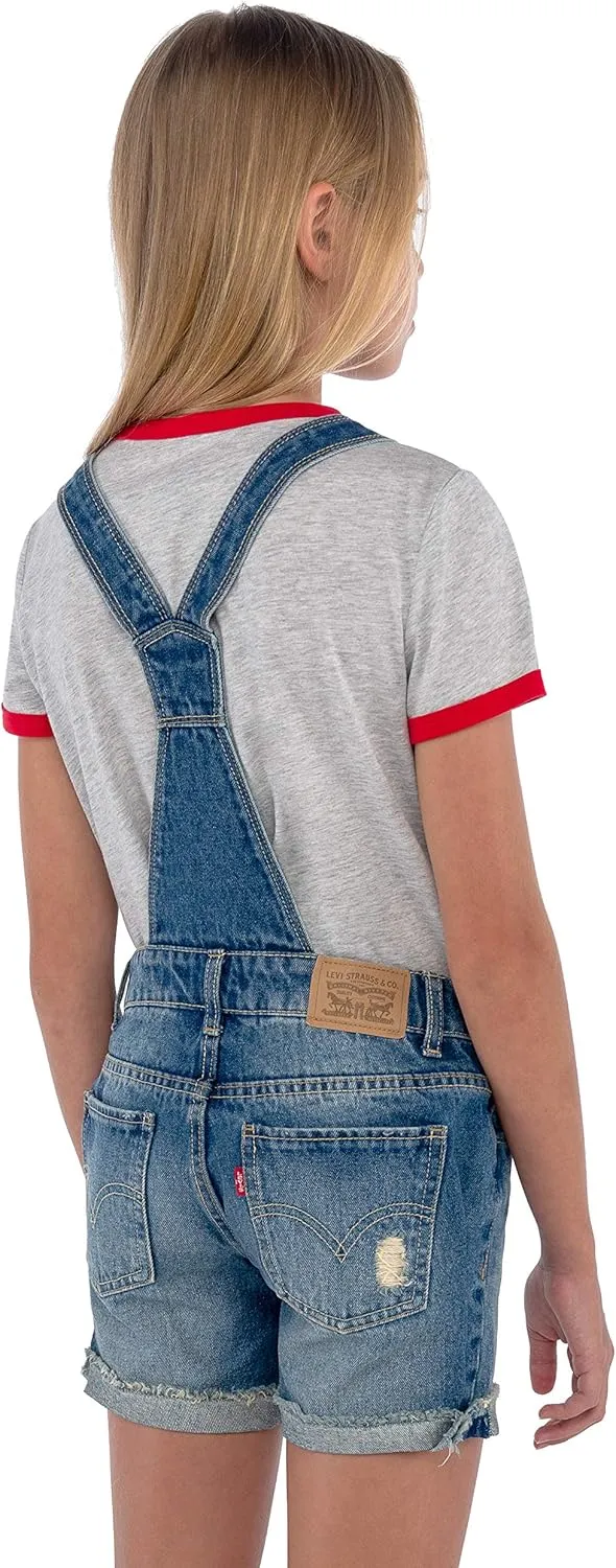 Levi's Girls' and Baby Denim Shortall
