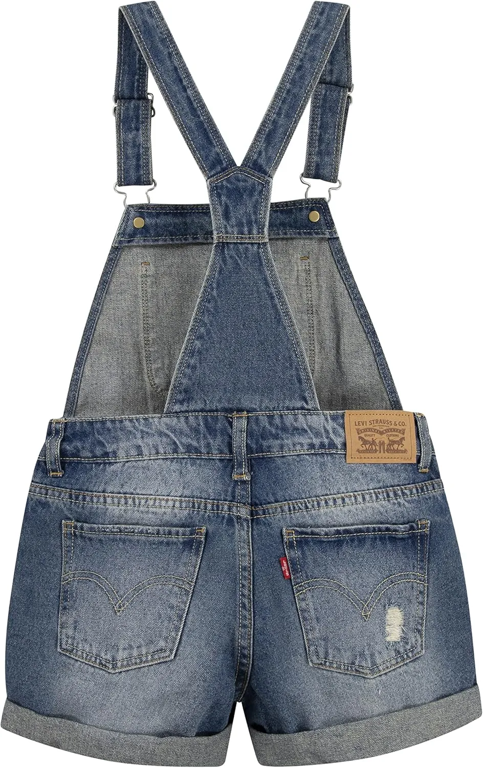 Levi's Girls' and Baby Denim Shortall