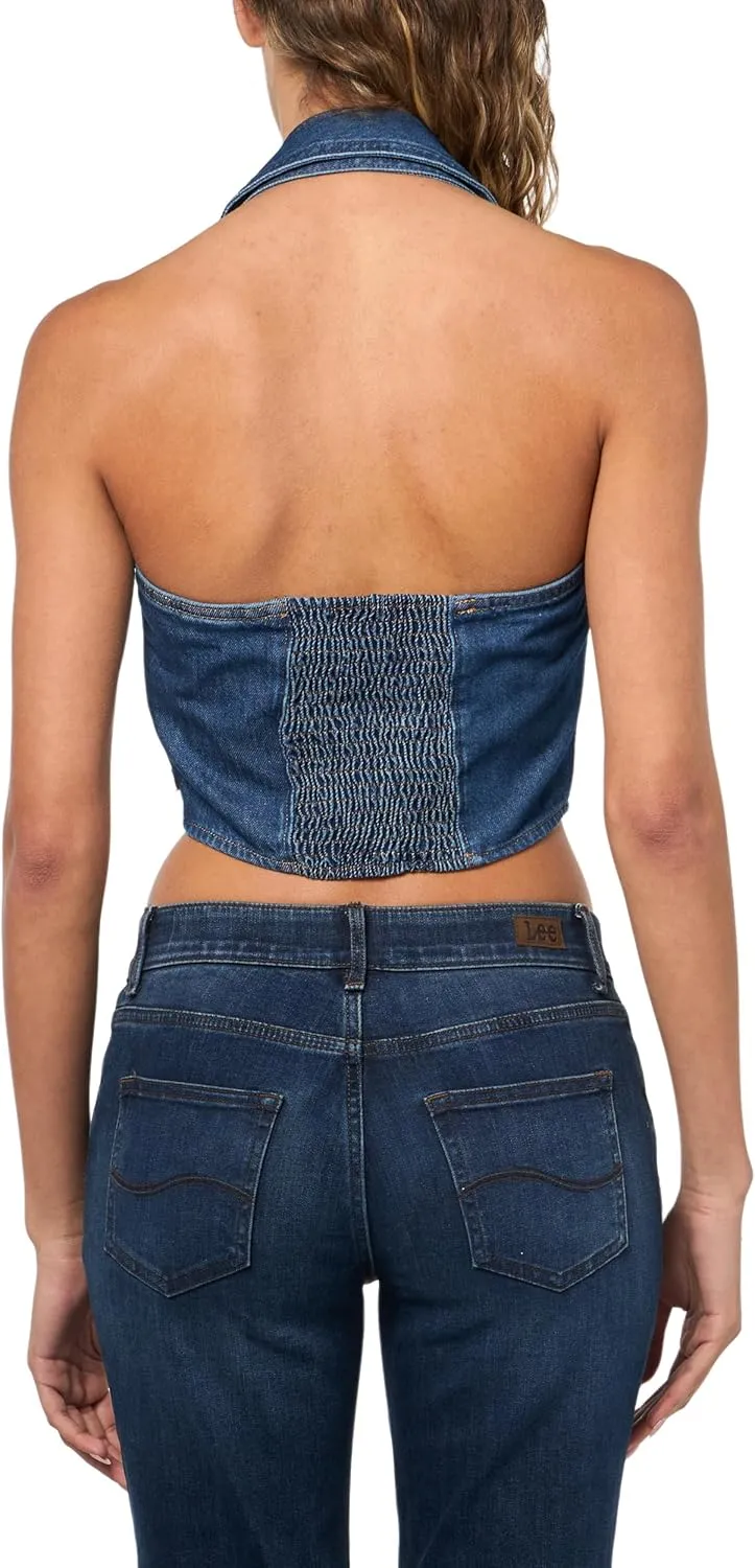 Levi's Women's Bria Denim Corset Halter