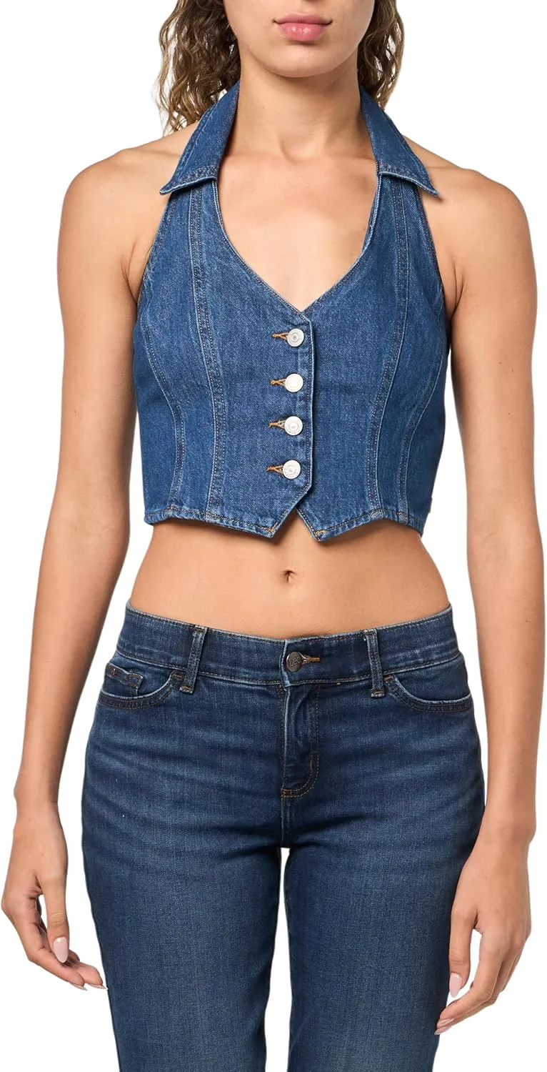 Levi's Women's Bria Denim Corset Halter