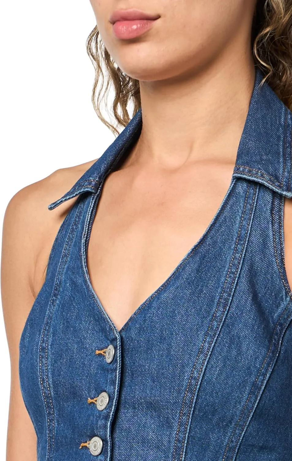 Levi's Women's Bria Denim Corset Halter