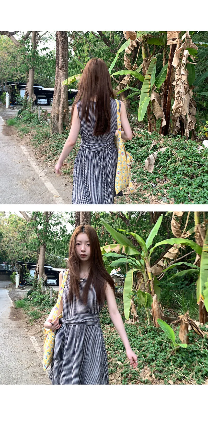 linen artistic  dress