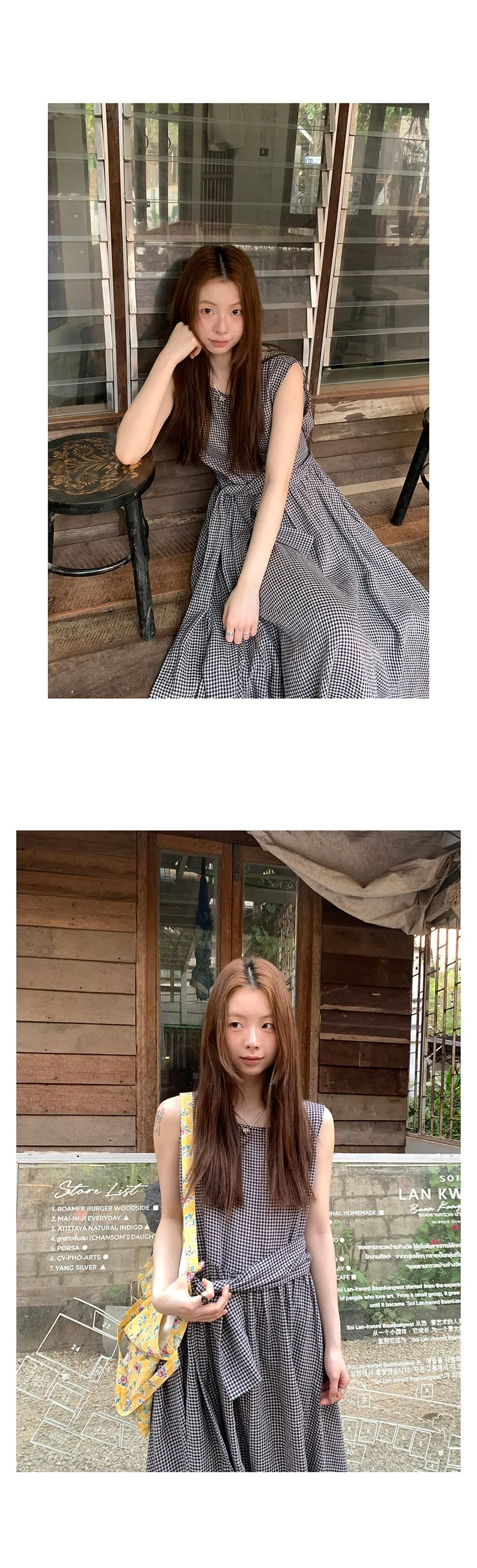 linen artistic  dress