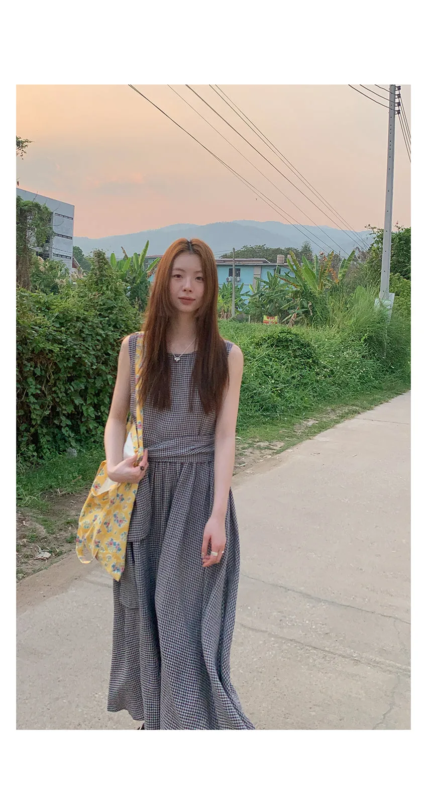 linen artistic  dress