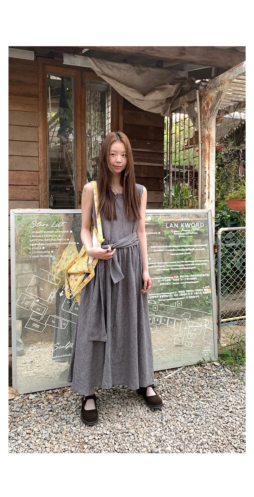 linen artistic  dress