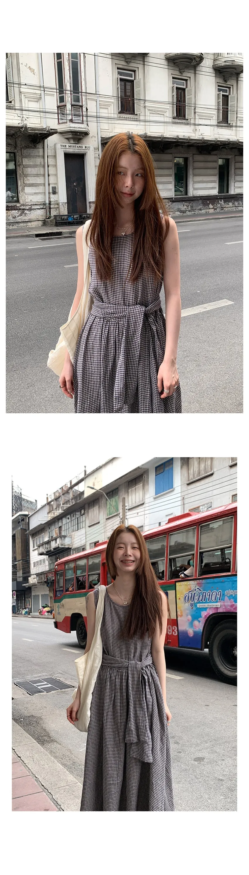 linen artistic  dress