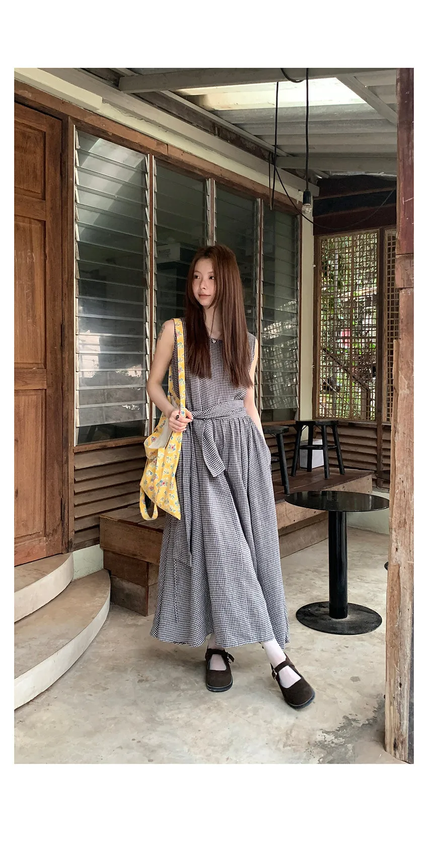 linen artistic  dress