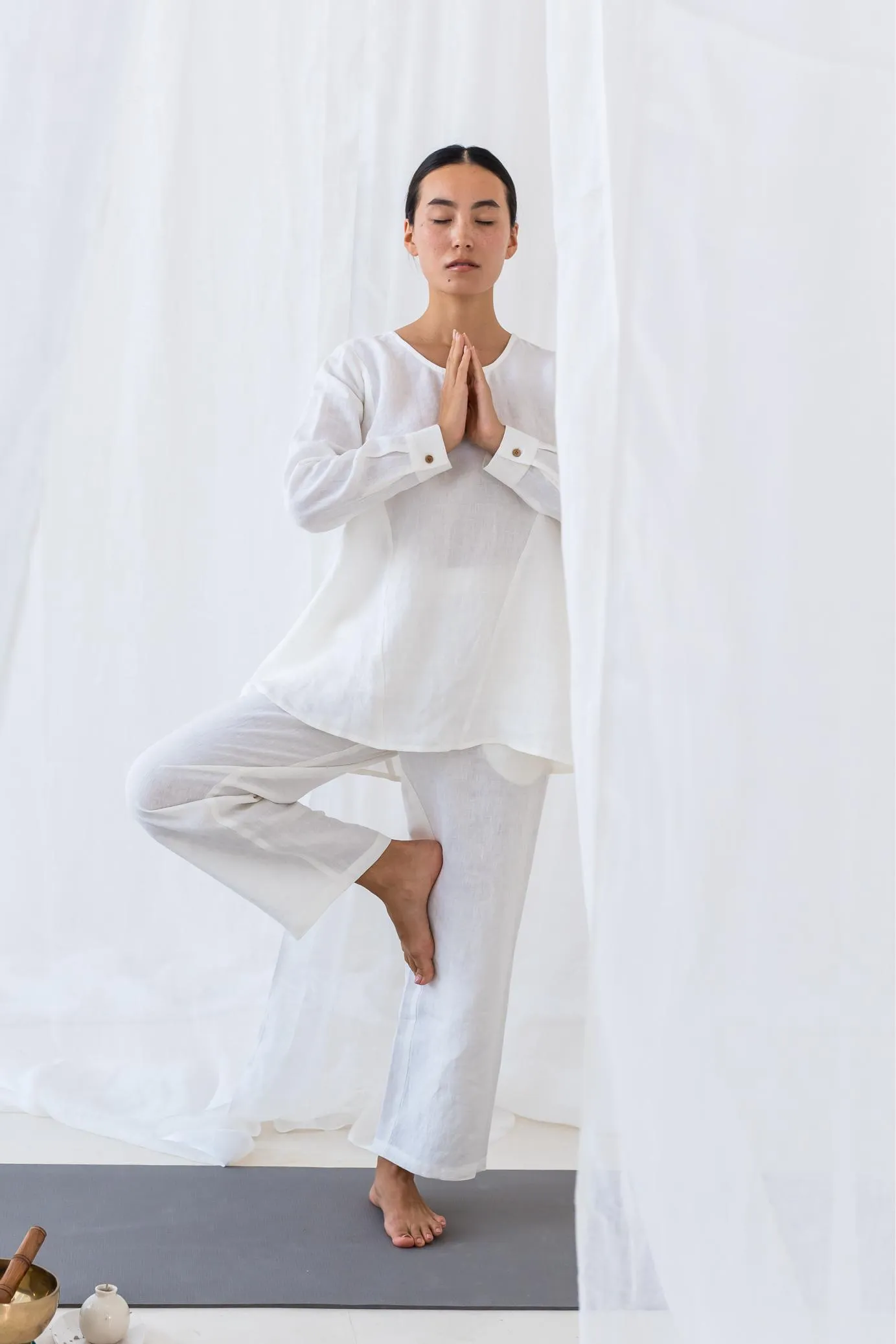 Linen Candace Co-Ord Set-Oatmeal