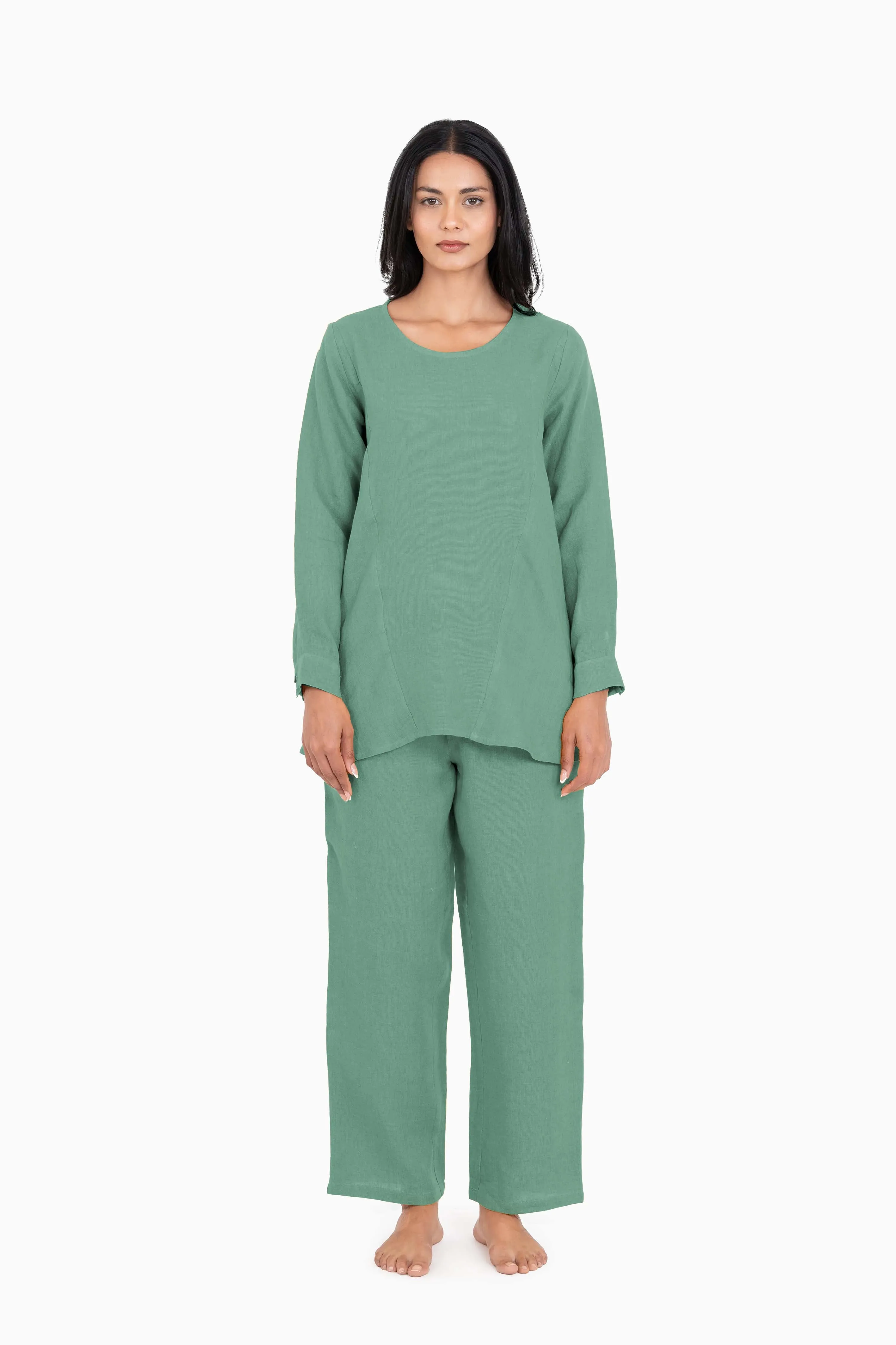 Linen Candace Co-Ord Set-Oatmeal