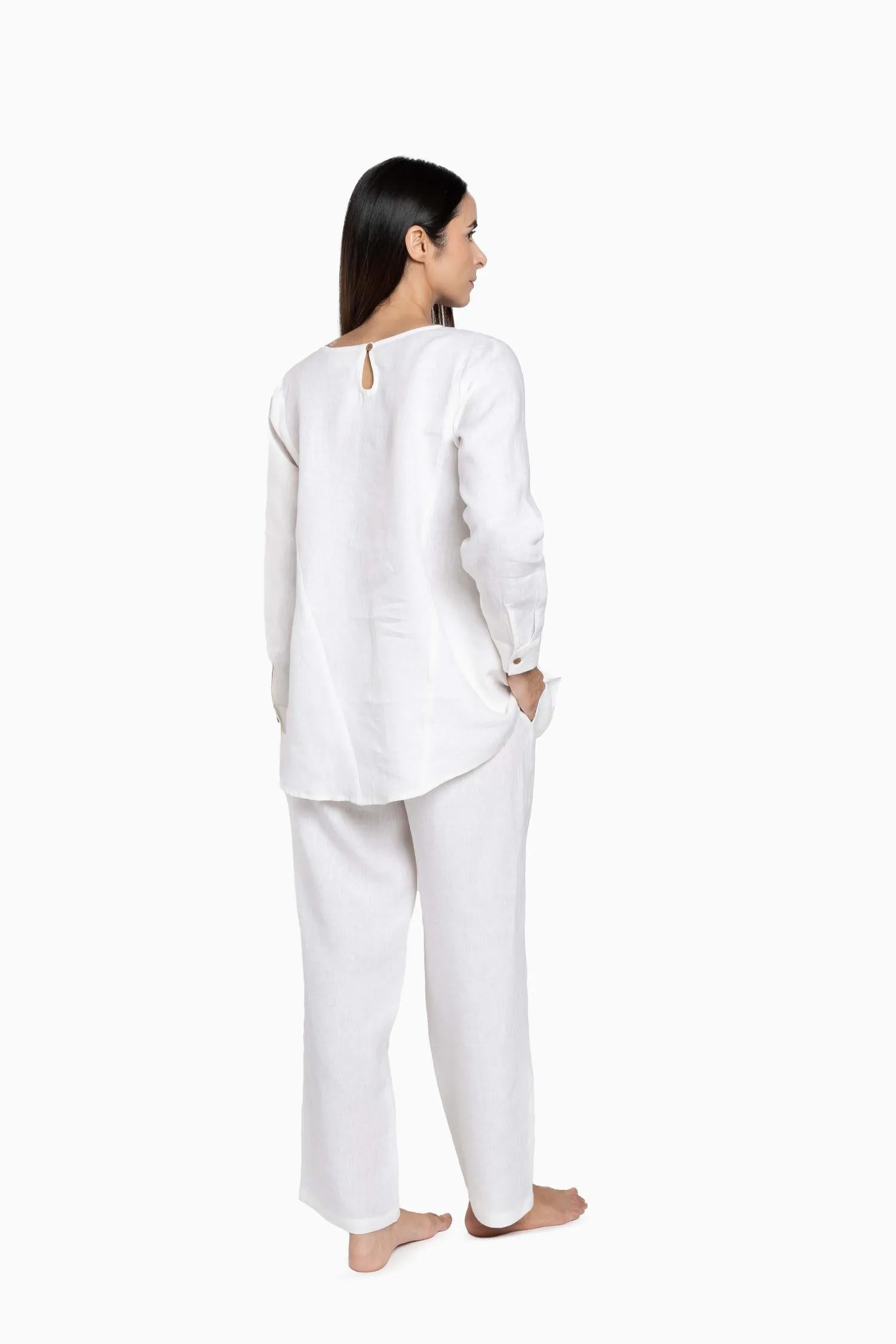 Linen Candace Co-Ord Set-Oatmeal
