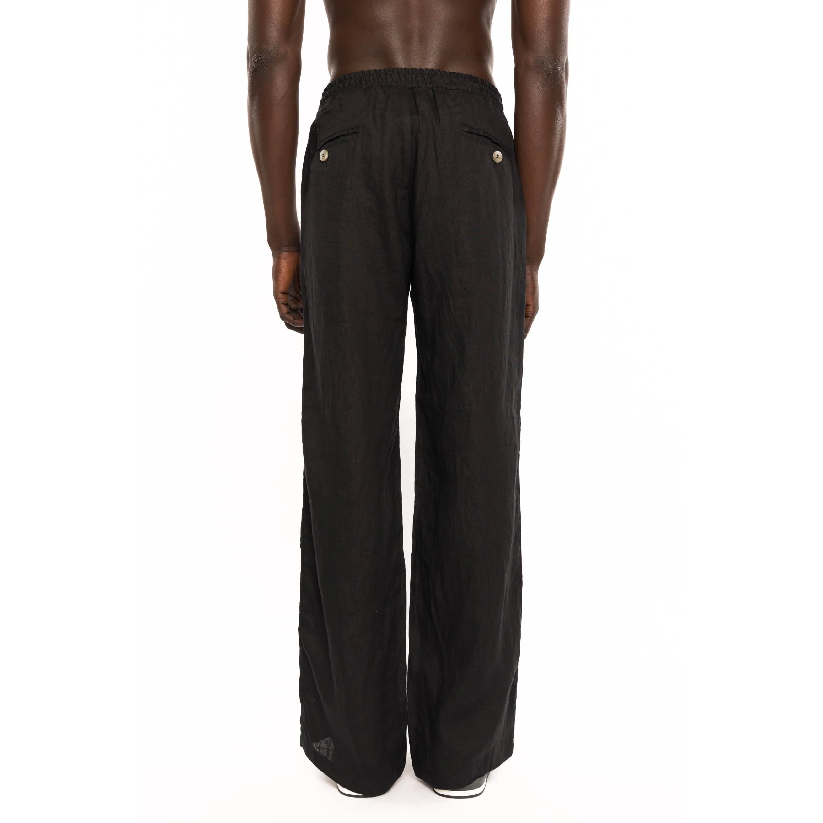 LINEN TROUSER WITH DRAWSTRING