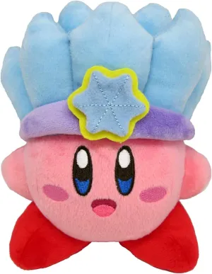 Little Buddy Kirby's Adventure All Star Collection Kirby Ice Stuffed Plush, 6", Multi-Colored (1627)