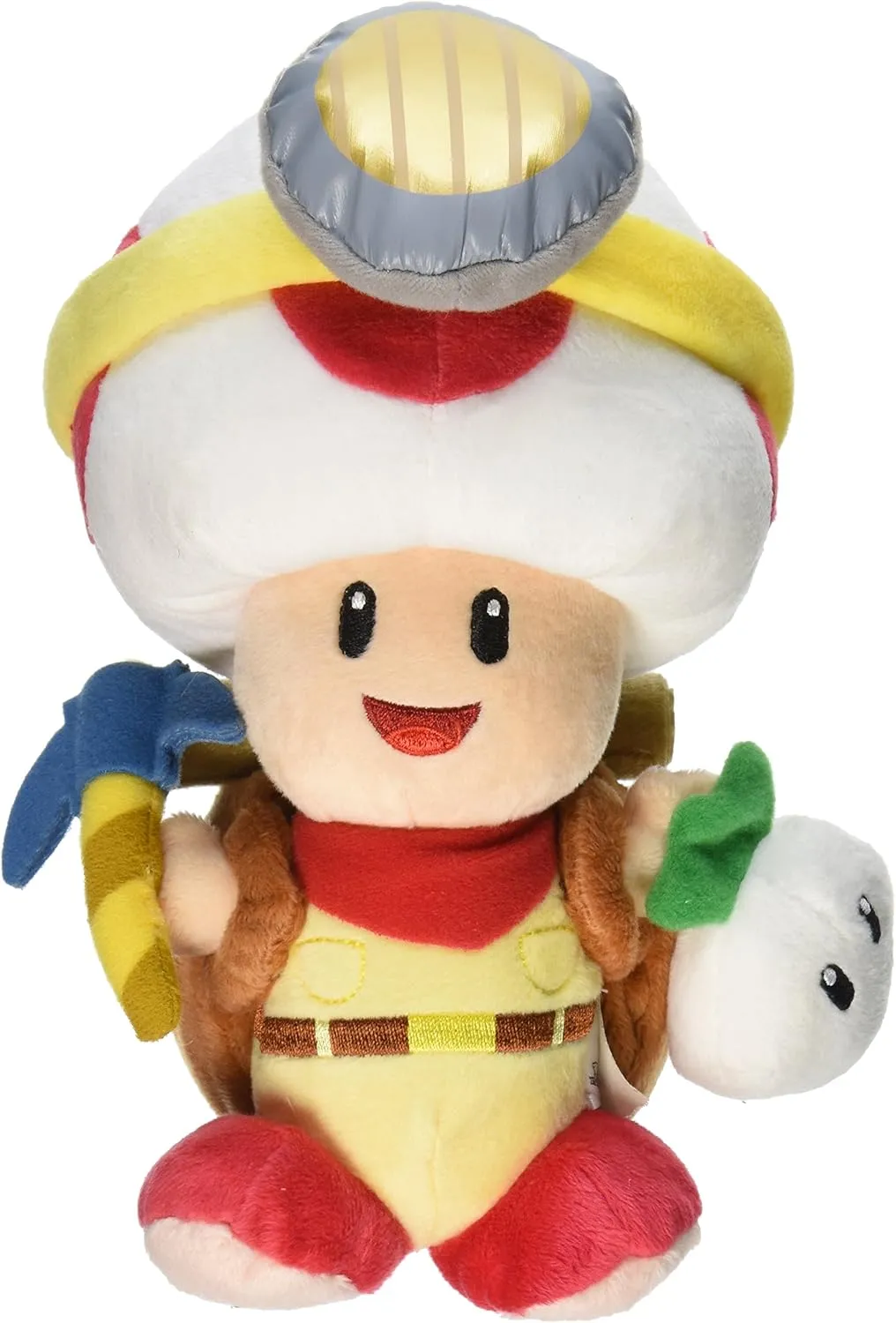 Little Buddy Super Mario Bros. Captain Toad Standing Pose Stuffed Plush, 9""", Multi-Colored (1409)