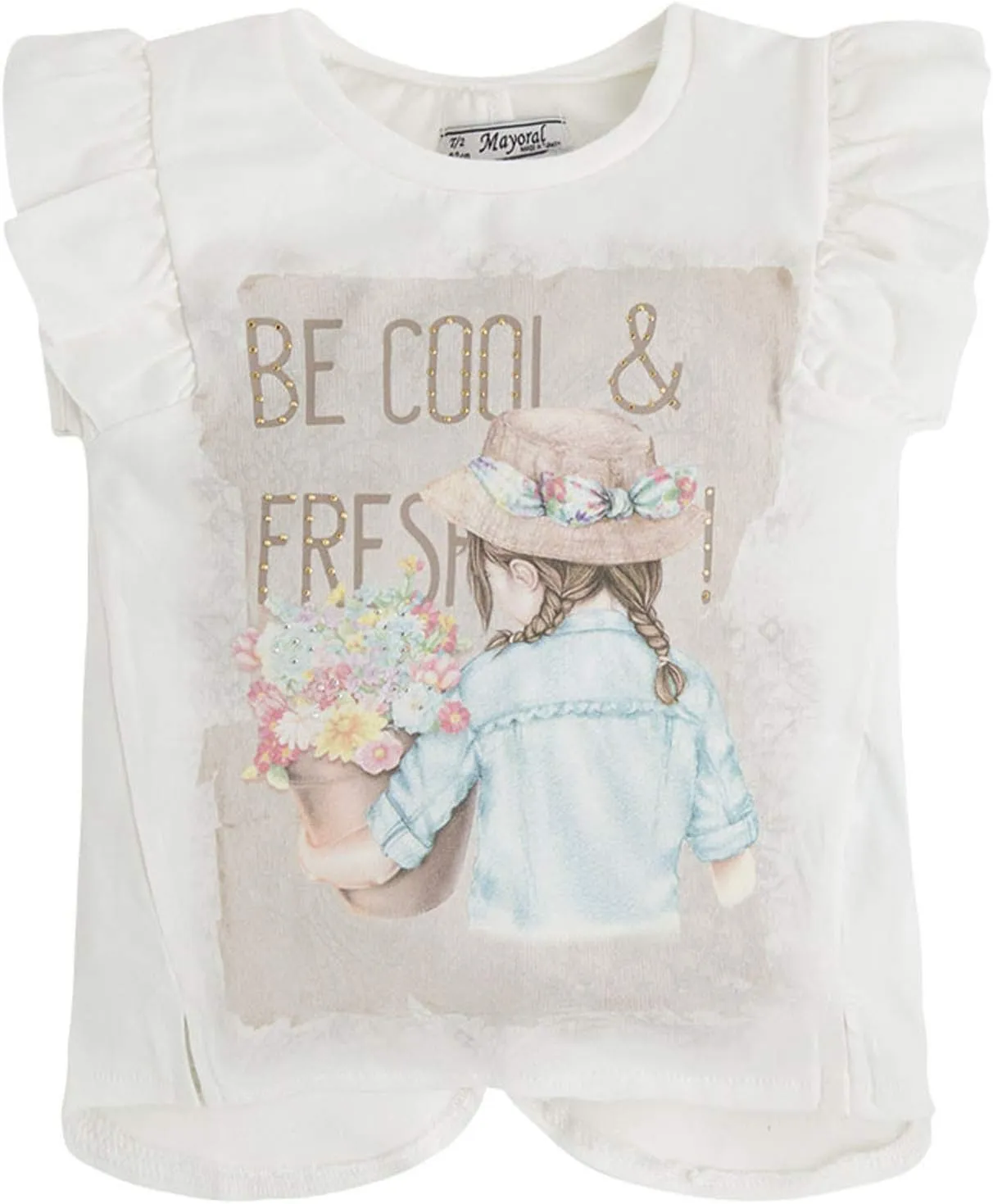 Little Girls 2T-9 Novelty Graphic Print Fashion Tank Top/Tee