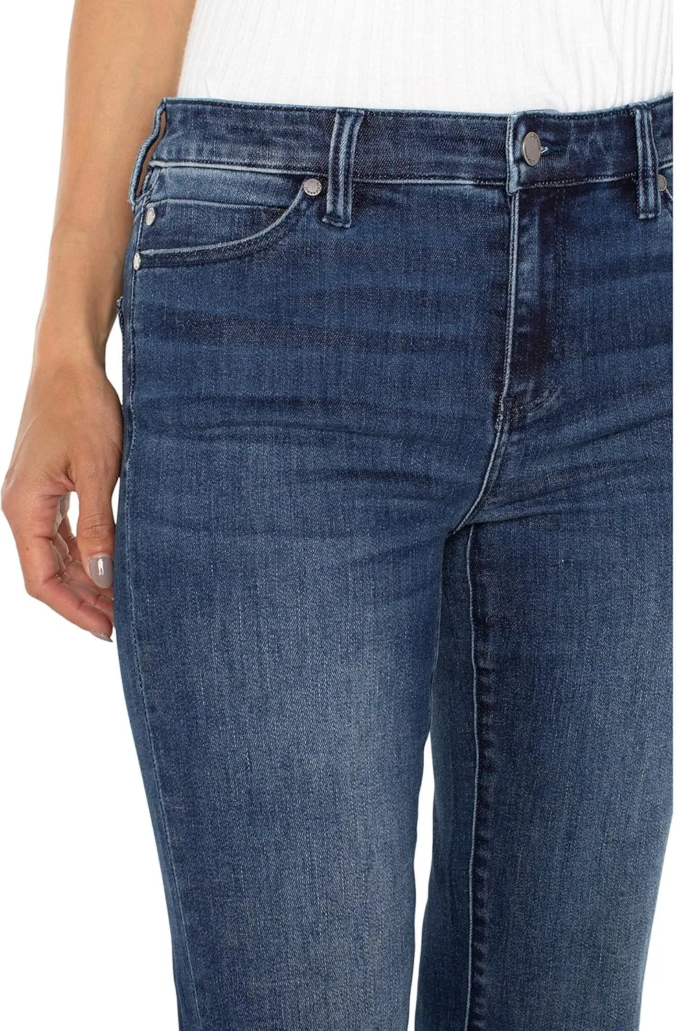 Liverpool Women's Lucy Bootcut Mid Rise Stretch Denim in Granada Hills