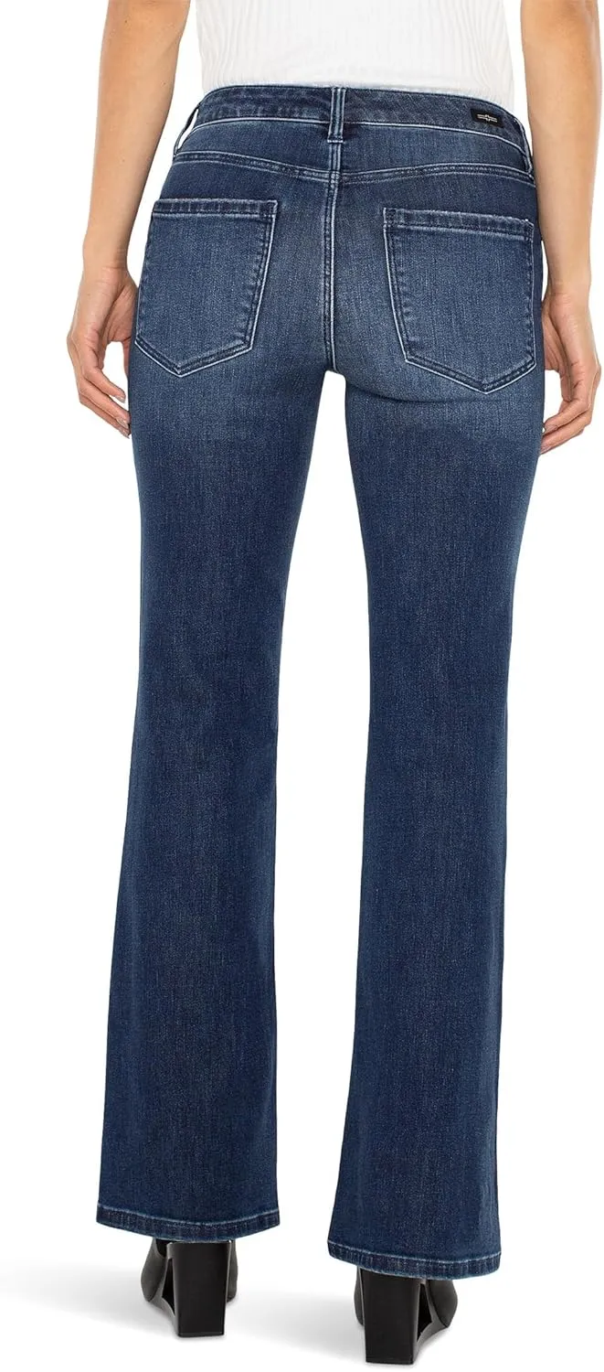 Liverpool Women's Lucy Bootcut Mid Rise Stretch Denim in Granada Hills