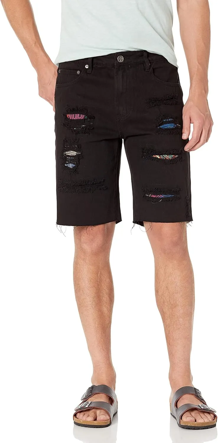 LRG Lifted Research Group Men's Denim Jean Shorts