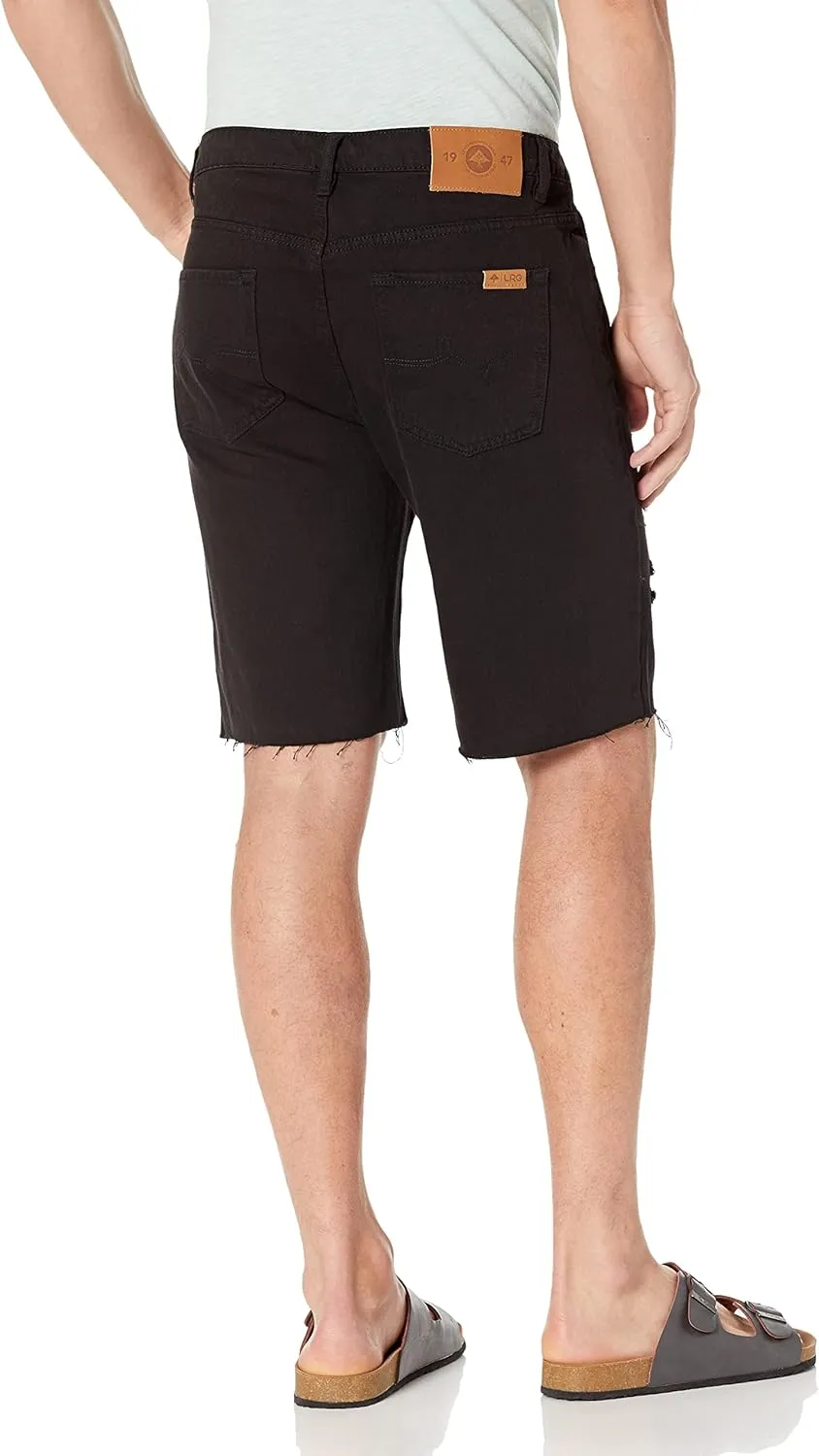LRG Lifted Research Group Men's Denim Jean Shorts