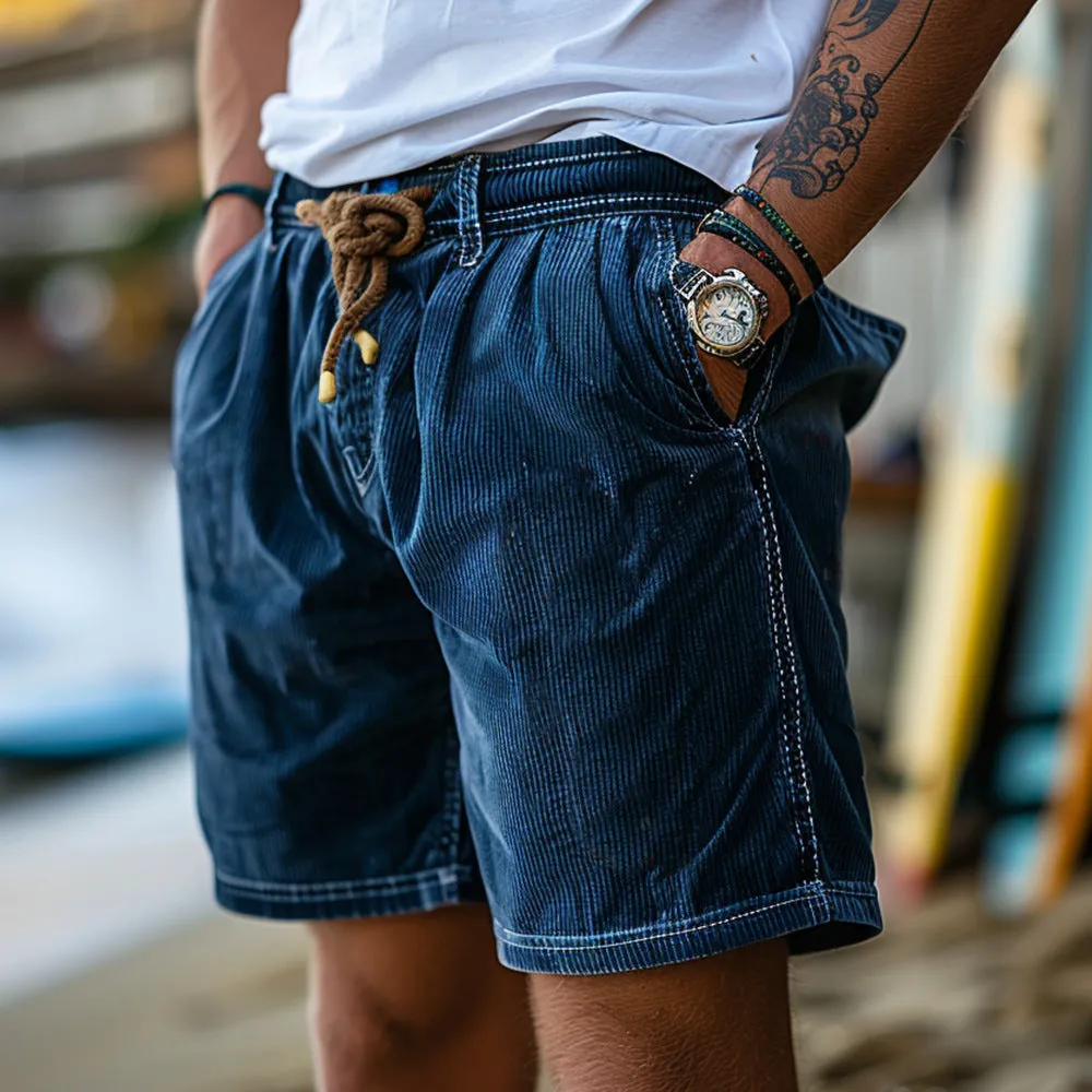 Lumiere Vintage Linen Shorts
