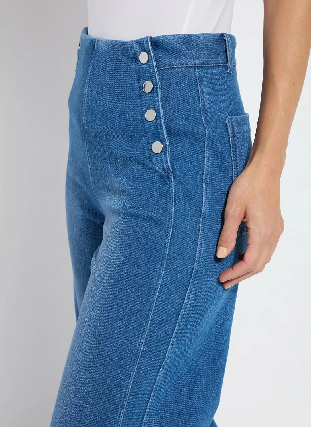 Lyssé Mallory Sailor Denim Pants for Women
