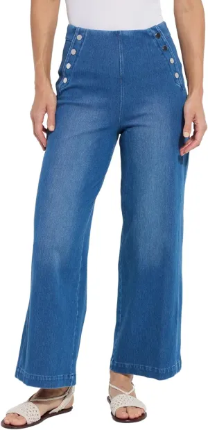 Lyssé Mallory Sailor Denim Pants for Women