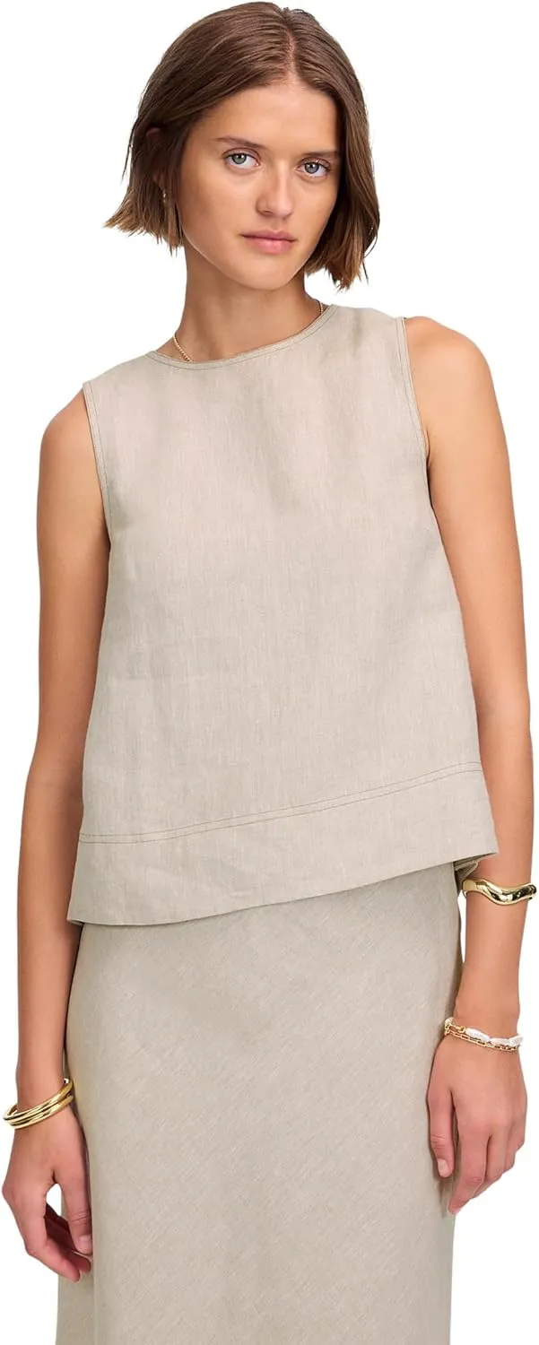 Madewell Women's Suki Top-100% Linen