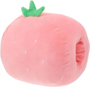 MAGICLULU 1Pc Cartoon Strawberry Plush Pillow Adorable Fruit Shaped Cushion for Home Decor Soft Plaything Hugging Doll for Living Bedroom Birthdays