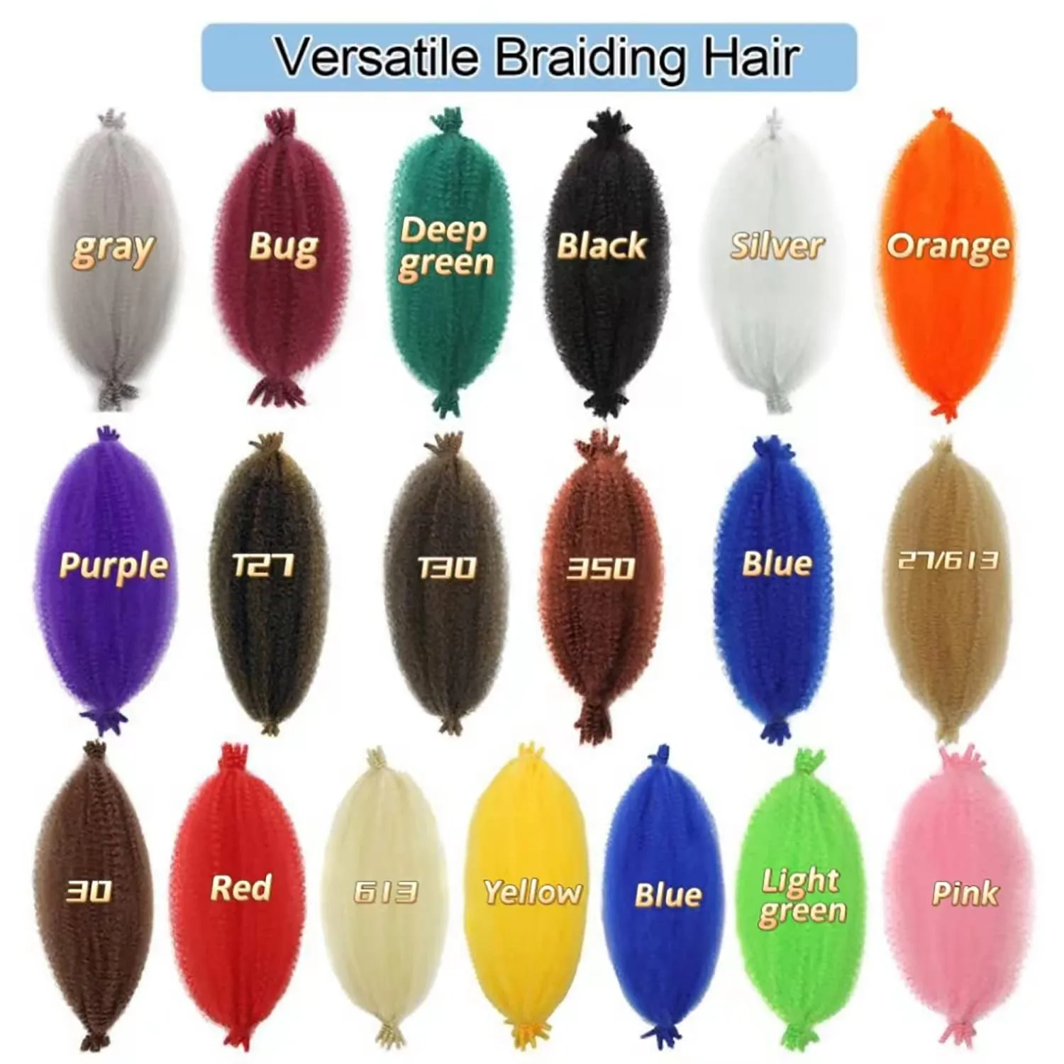 Marley Twist Braiding Hair 12 Inch Marley Hair for Soft Faux Locs Spring Twist hair Passion Twist Hair Butterfly Locs Crochet Hair for Black Women Kinky Twist Hair for Braiding(6 Packs,27#)