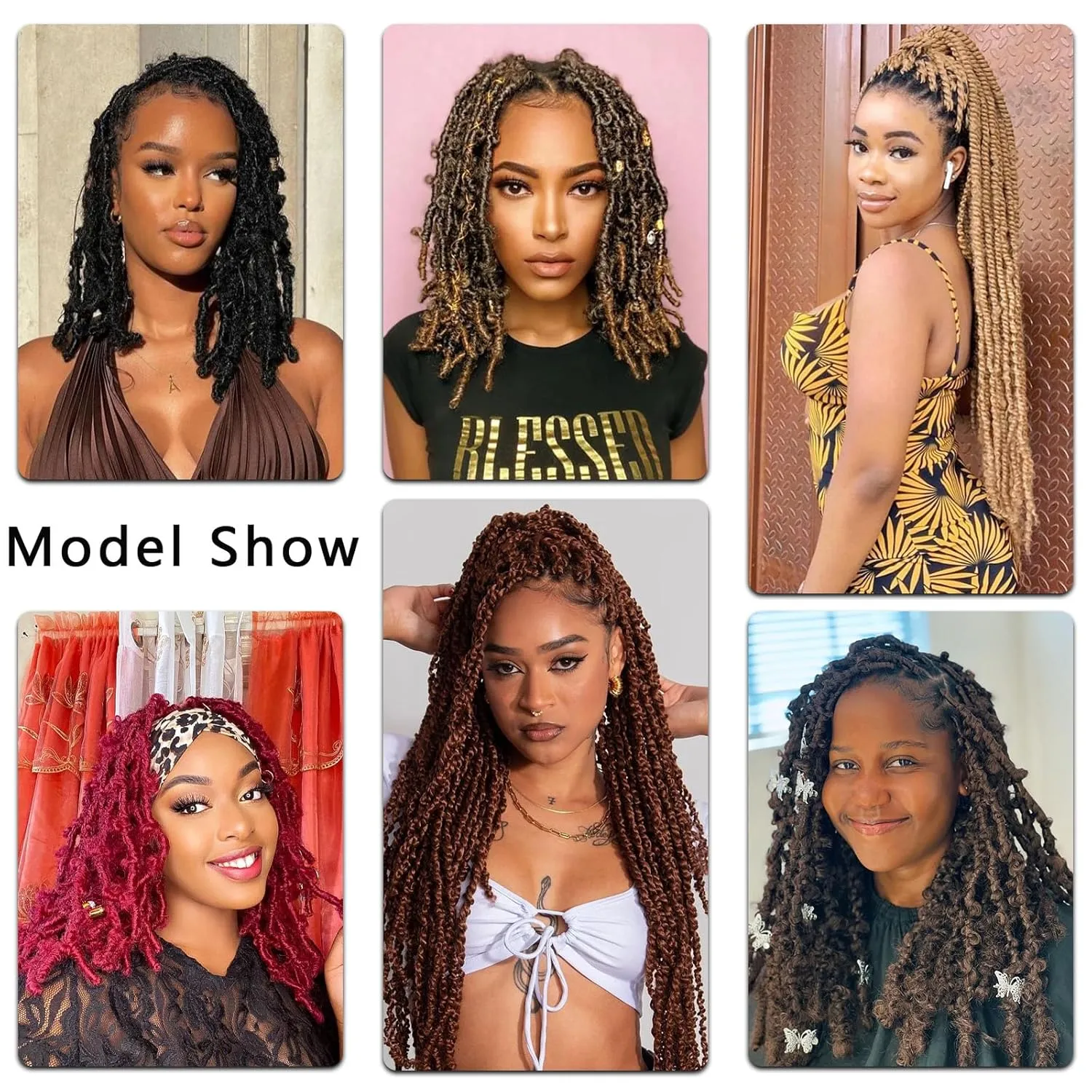 Marley Twist Braiding Hair 18 Inch Wrapping Hair for Soft Locs 8 Packs Afro Twist Hair Color 27 Kinky Twist Braiding Hair Golden Brown Cuban Twist Hair for Black Women (18 Inch (Pack of 8), 27#)