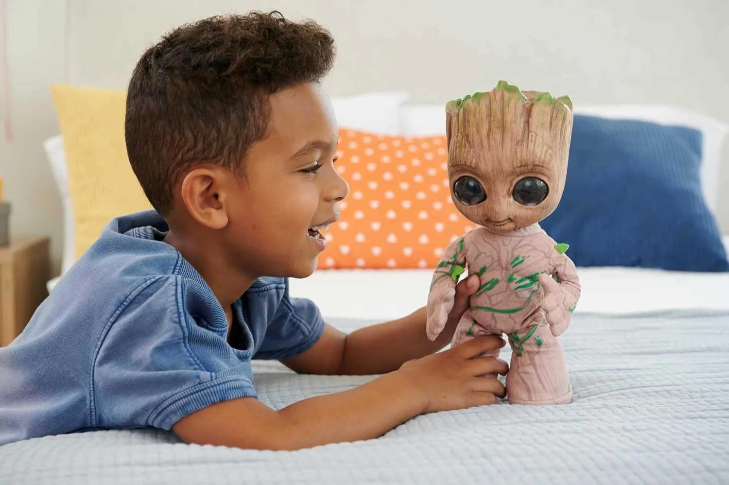 Mattel Marvel Plush, Groovin’ Groot Dancing & Talking Figure from the Disney  Series I Am Groot, Soft Toy for Kids, Fans & Collectors