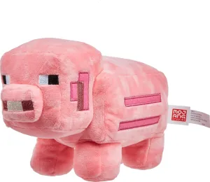 Mattel Minecraft Basic Plush Character Soft Dolls, Video Game-Inspired Collectible Toy Gifts for Kids & Fans Ages 3 Years Old & Up