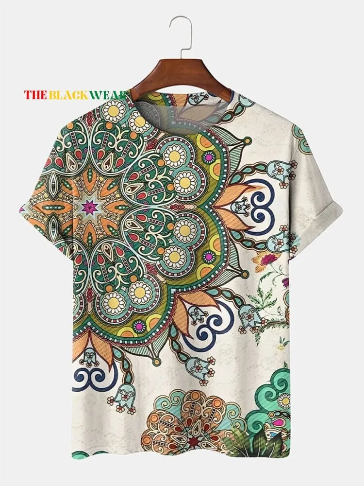 Matteo | Artistic Ethnic Pattern Shirt