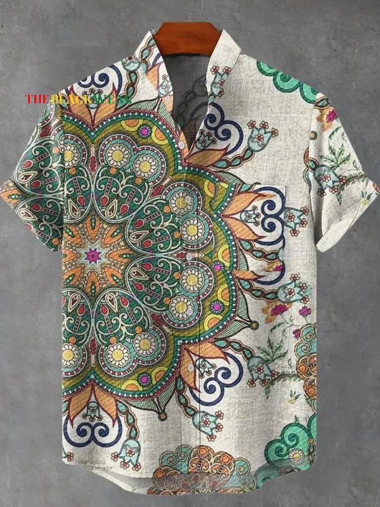 Matteo | Artistic Ethnic Pattern Shirt
