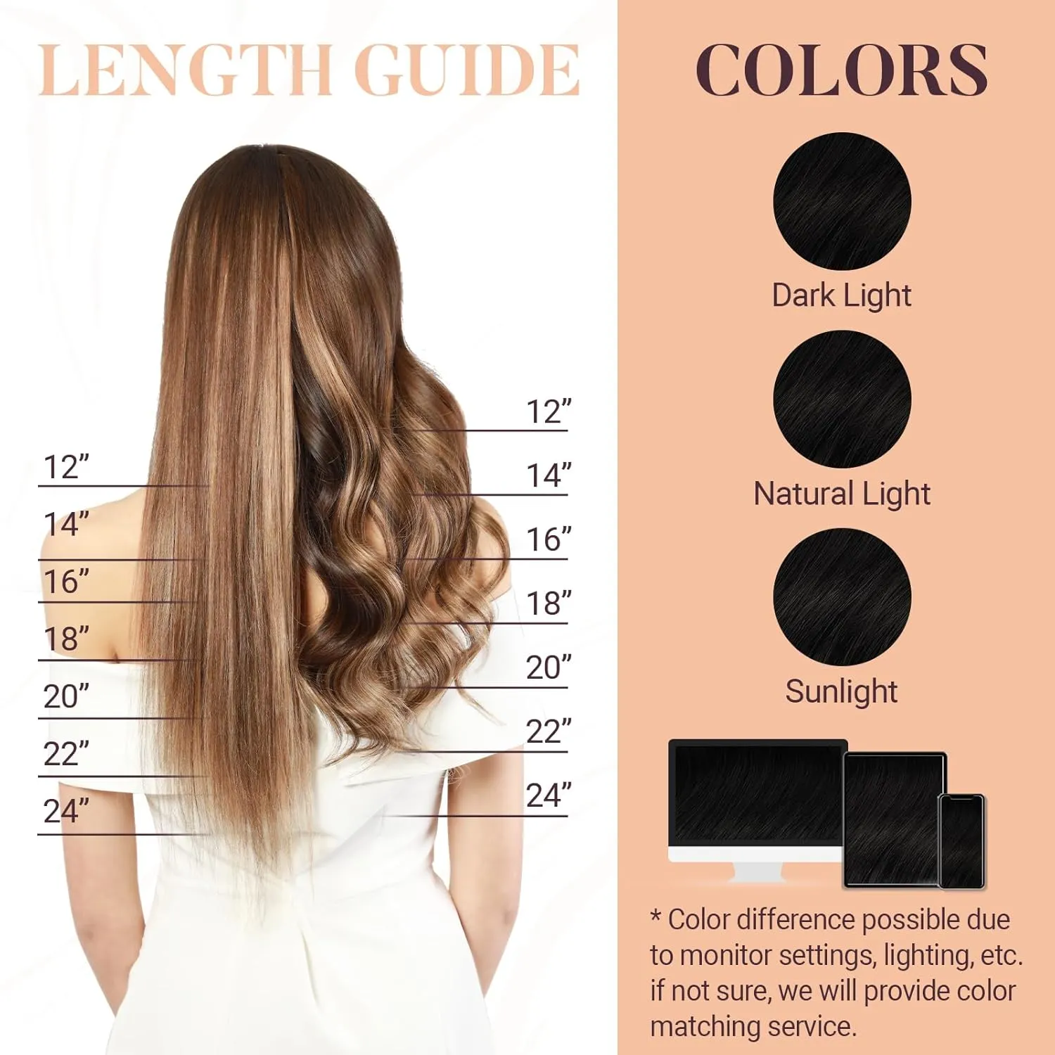 MAXITA Microlink Hair Extensions Human Hair Natural Black Micro Bead Hair Extensions Virgin Human Hair, 50g/50 Strands/Pack, 14 In