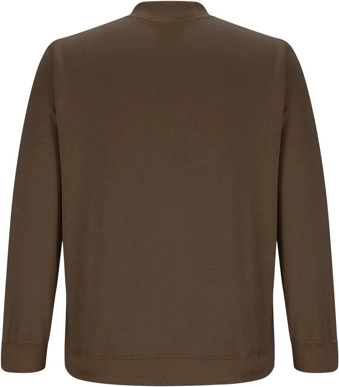Mens Button Down Long Sleeve Shirts Slim Fit 2024 Fall Thin Crewneck Henly Shirt Solid Crewneck Sweatshirts Pullover