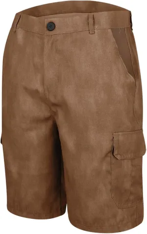 Men's Camo Cargo Shorts Outdoor Relaxed Fit Elastic Waist Sport Shorts Jogger SweatShorts with Multi-Pocket for Men