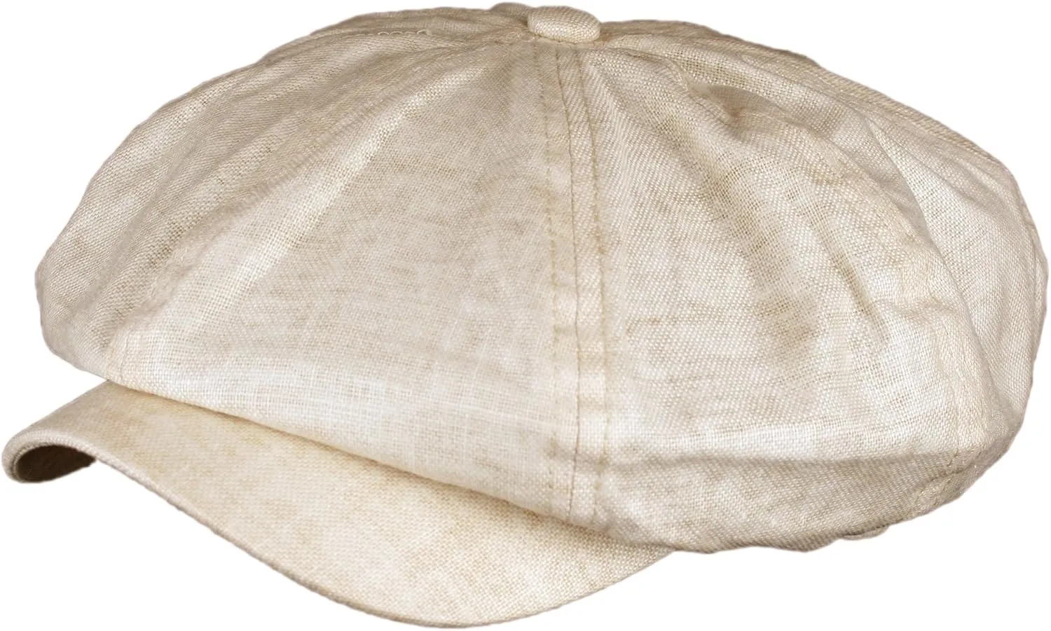 Men's Linen 8 Panel Applejack Gatsby Newsboy Ivy Hat