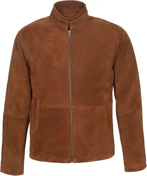 Men's Real Leather Jacket 100% Suede New Classic Fashion Casual Biker Style 5917