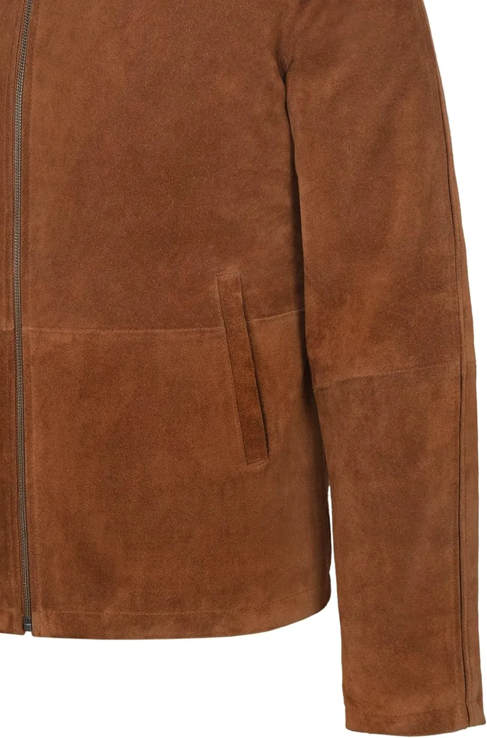 Men's Real Leather Jacket 100% Suede New Classic Fashion Casual Biker Style 5917