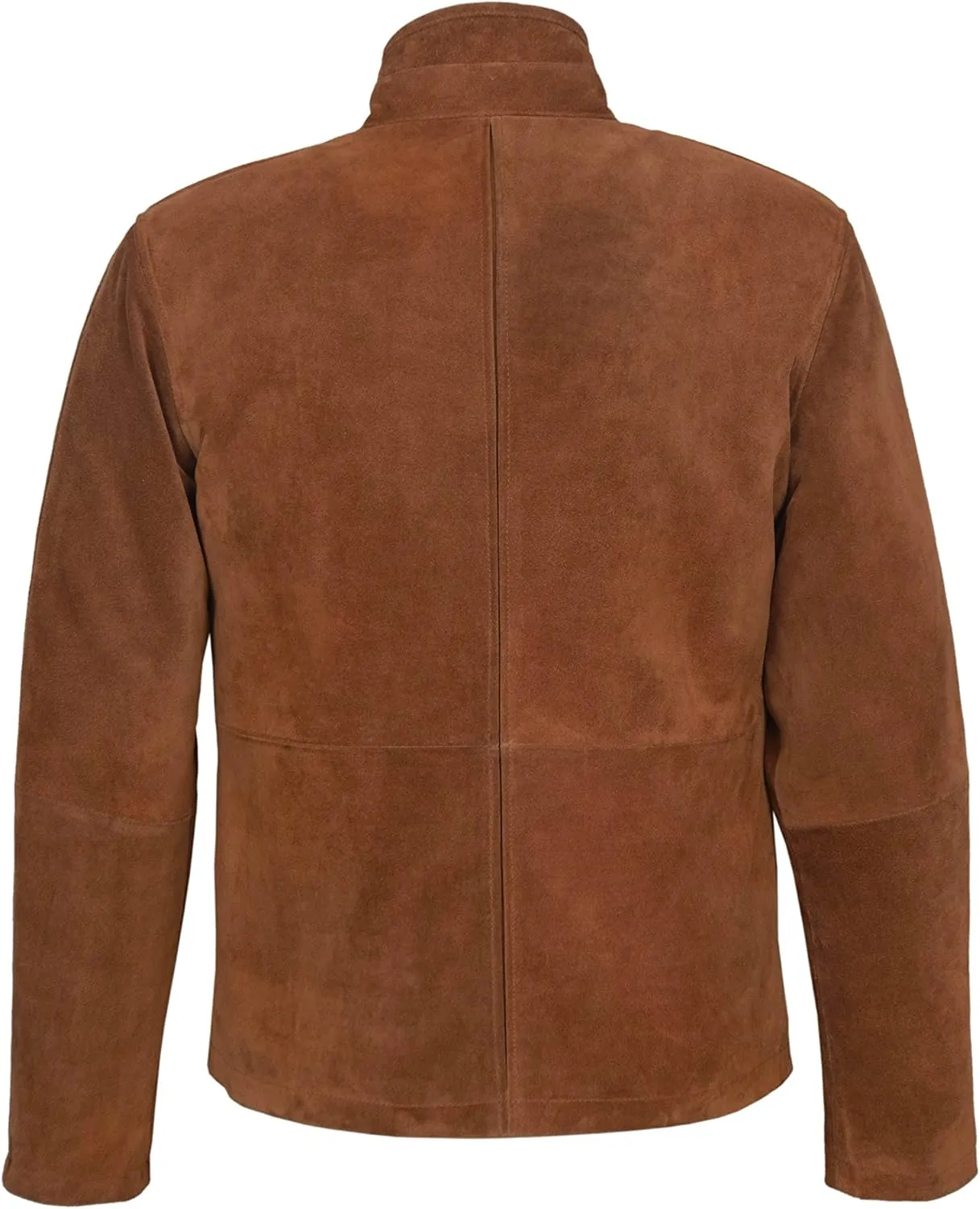 Men's Real Leather Jacket 100% Suede New Classic Fashion Casual Biker Style 5917