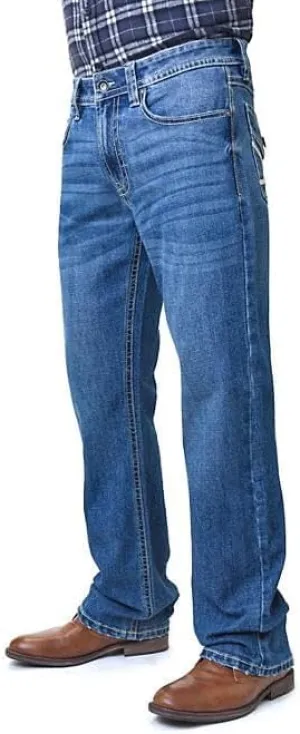 Men's Slim Boot Cut Jeans - Harbor (Medium Wash) 34W x 30L