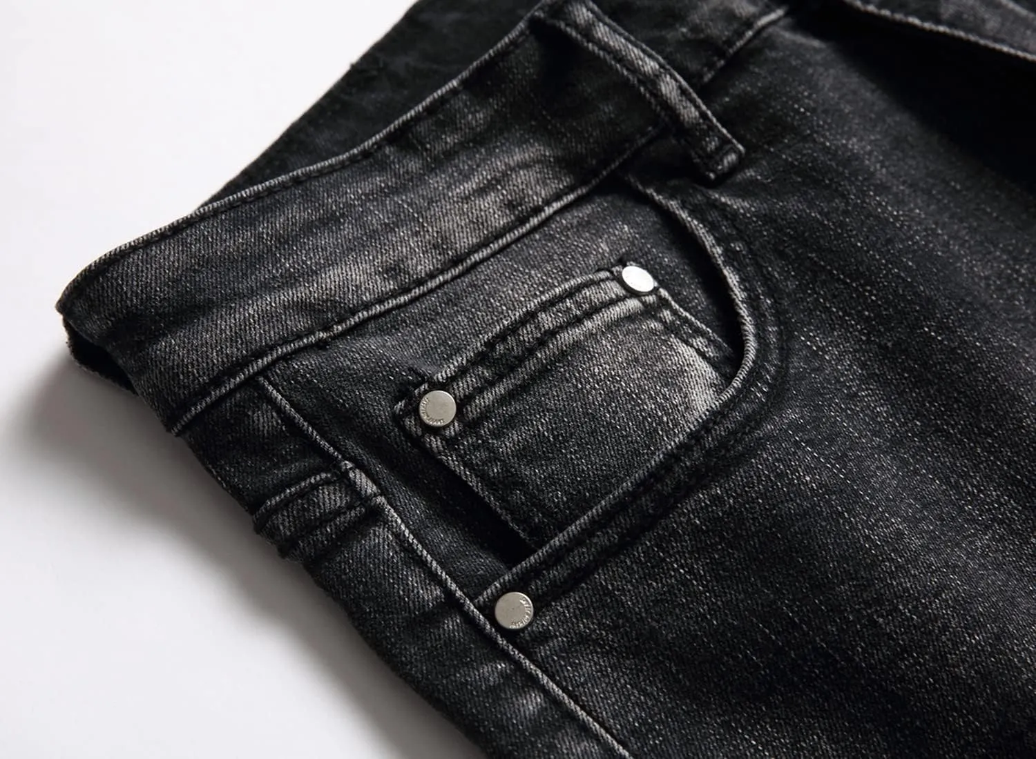 Men's Slim Fashion Ripped Straight Holes Stretchy Jeans