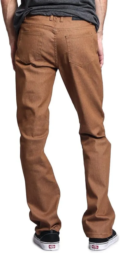 Men's Slim Fit Unwashed Raw Denim Jeans DL980