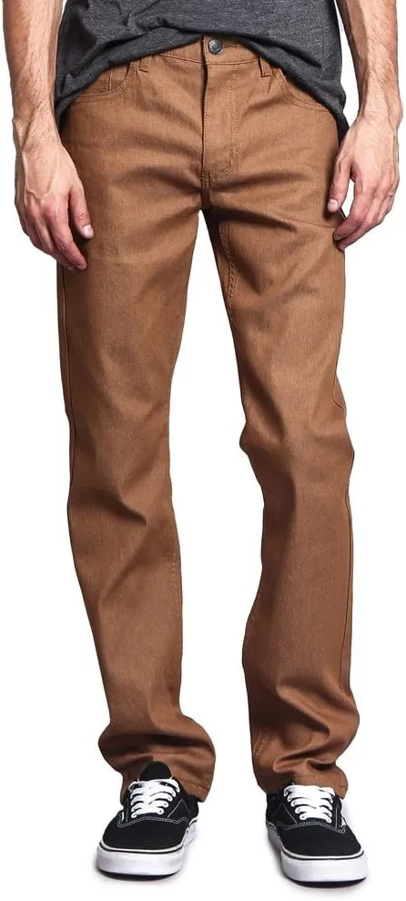 Men's Slim Fit Unwashed Raw Denim Jeans DL980