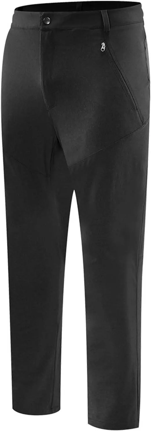 Men's Straight Trousers Loose Sports Casual Trousers Outdoor Charging Hiking Mens Training Pants with Pockets