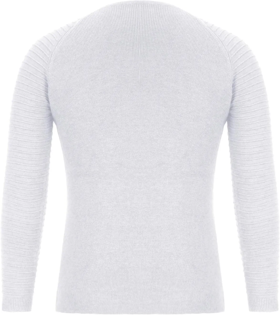 Mens T Shirts Casual Stylish Crew Neck Long Sleeve Muscle Fit Sweater Big and Tall Basic Knitted Solid Work Shirt