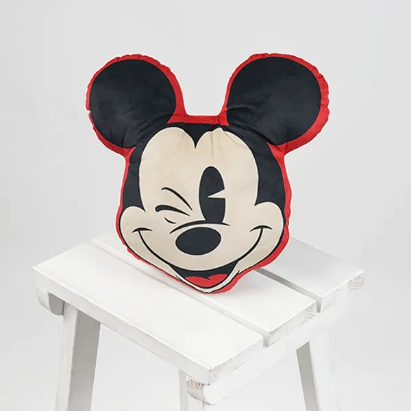 Mickey Mouse Face Plush Toy
