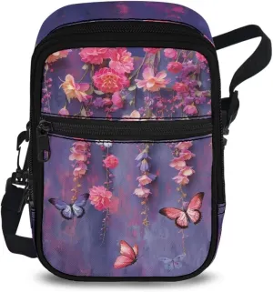 Mini Crossbody Shoulder Sling Bag Multi-Function Travel Pouch Bag Lightweight Stylish Cellphone Purse Wallet
